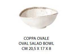 COPPA OVALE CM.20,5X17X8H MELAMINA ENJOY