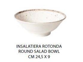 INSALATIERA ROTONDA DIAM.24,5CMX9H MELAMINA ENJOY