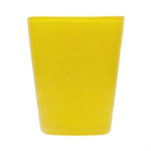 BICCHIERE GLASS YELLOW SOLID