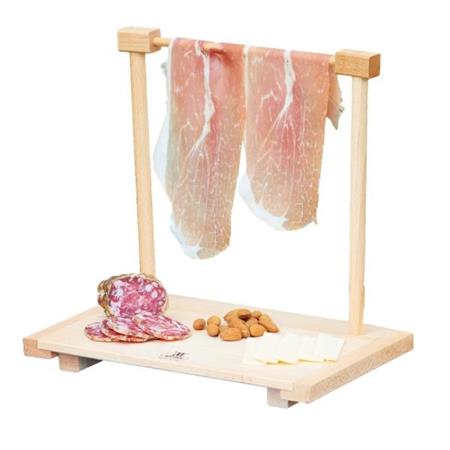 TAGLIERE/STENDI PROSCIUTTO MIS.M 33,5X23CM LEGNO