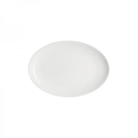 PIATTO OVALE CM.36X25 PERLA BIANCO