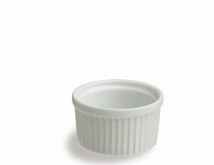 RAMEQUIN COSTOLATO 8CM PL-COOK BIANCO