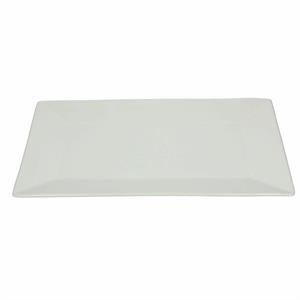 PIATTO PIANO RETTANGOLARE 38X23CM PLAIN BIANCO