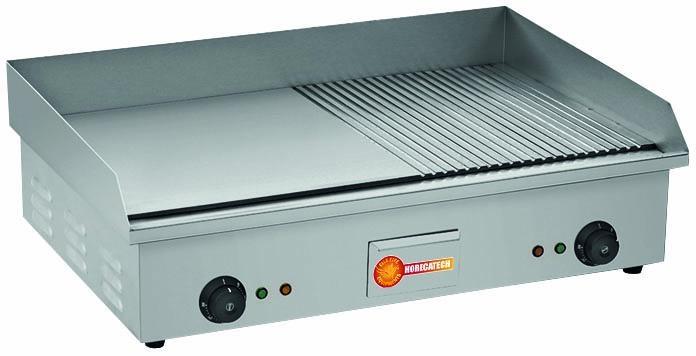 PIASTRA GRILL LISCIA/RIGATA CM 73 X 40