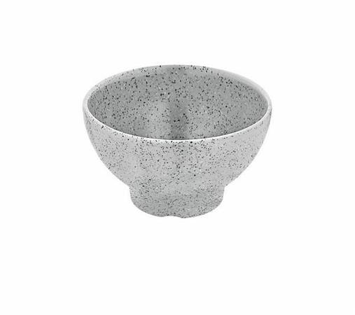 BOWL CON PIEDE CM.14X7H SHOW PLA GRANITO