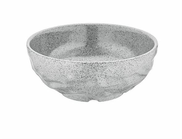 BOWL CON PIEDE CM.20X8H SHOW PLA GRANITO