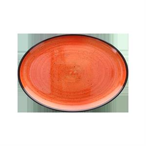 VASSOIO OVALE CM.35,5X25,5 SHOW PLA ARANCIO