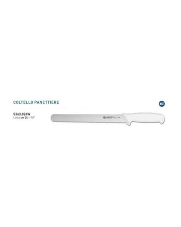 COLTELLO PANETTIERE 24CM SUPRA BIANCO