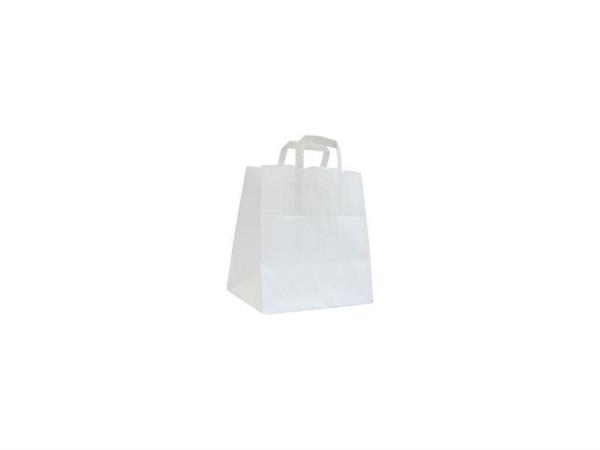 SHOPPER TAKE AWAY 36+22X33H M/CORDINO BIANCA CT=150PZ