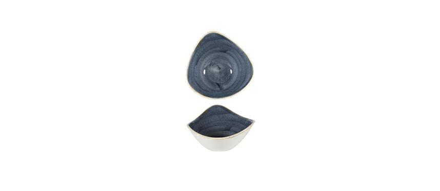 PIATTO FONDO TRIANGOLARE 23,5CM STONECAST BLUEBERRY CHURCHIL