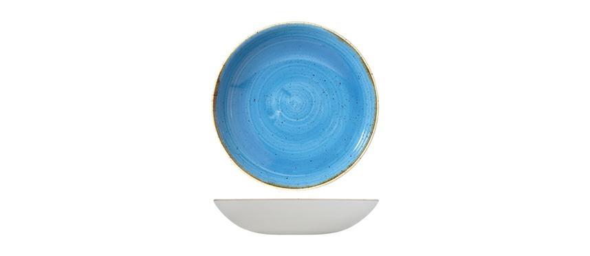 PIATTO FONDO 31CM STONECAST BLU CHURCHILL