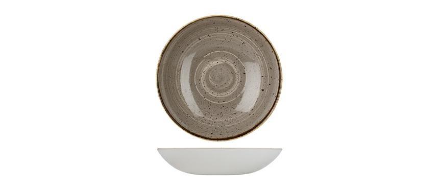 PIATTO FONDO 31CM STONECAST GRIGIO CHURCHILL