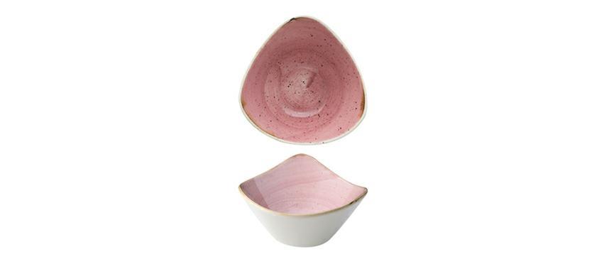 COPPETTA TRIANGOLARE 15,3CM STONECAST ROSA CHURCHILL