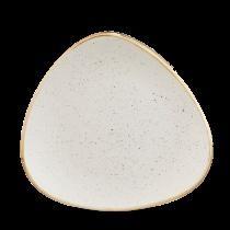 PIATTO PIANO TRIANGOLARE 19,2CM STONECAST BIANCO CHURCHILL