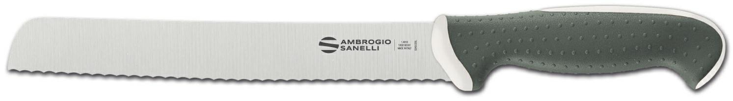 COLTELLO PANE 21CM BIANCO TECNA