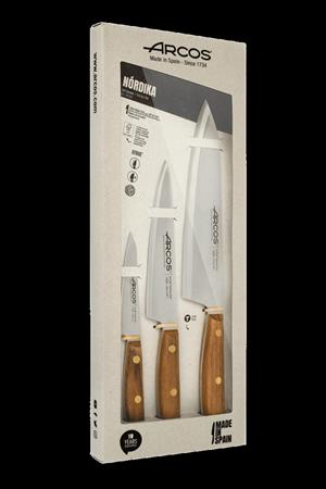 SET COLTELLI CUCINA 3 PEZZI NORDIKA