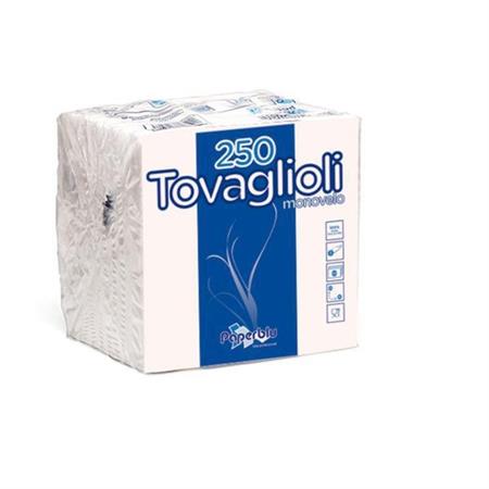 TOVAGLIOLO MONOVELO BIANCO 1V 33X33 PAPERBLU CF=250PZ