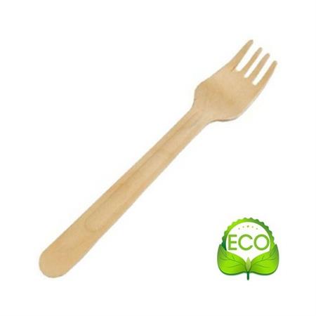 FORCHETTA IN LEGNO 16CM ECOFRIENDLY CF=100PZ