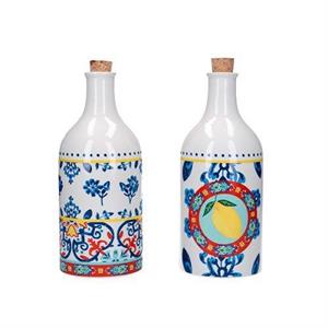 BOTTIGLIA OLIO 500ML SET.2PZ CERAMICA