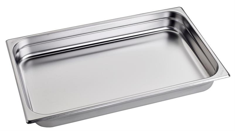 BACINELLA GN 1/1 H65 DIM.530X325MM ACCIAIO INOX