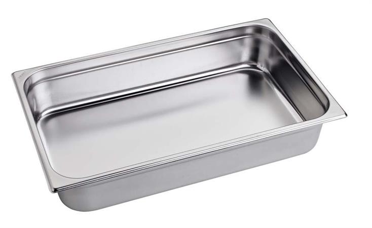 BACINELLA GN 1/1 H100 DIM.530X325MM ACCIAIO INOX