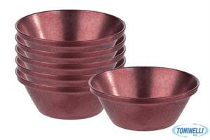 COPPETTA DIP BOWLS 6CMX4,5H ACCIAIO EFFETTO RAME