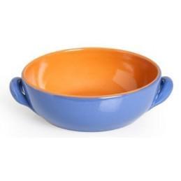 PADELLINA/TEGAMINO TERRACOTTA GHIOTTA TURCHESE 2/M CF=6PZ