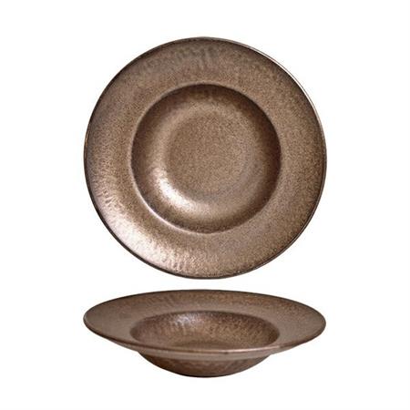 PIATTO PASTA ROUND 28CM GORDION BRONCE