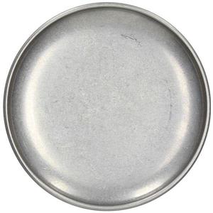 PIATTINO ROTONDO 14Cm  ACCIAIO INOX ARGENTO