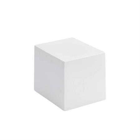 CUBO LISCIO 8.5X7.5CM X 4H BIANCO