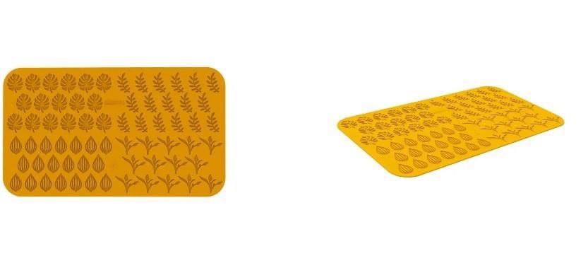 STAMPO GIARDINO SILICONE MOULD N°68 FOGLIE VARI FORMATI