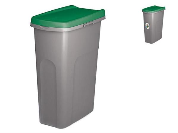 PATTUMIERA ECOSYSTEM 40LT COPERCHIO VERDE