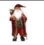 BABBO NATALE TESSUTO PAILLETTES ROSSO 80CM