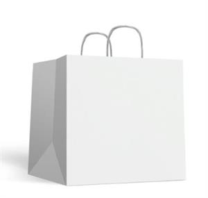 SHOPPER PASTICCERIA COL. BIANCO 36+24X30   CF=25PZ