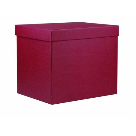 SCATOLA F/COPERCHIO LINEA 1200 38,5x30x33cm ROSSO