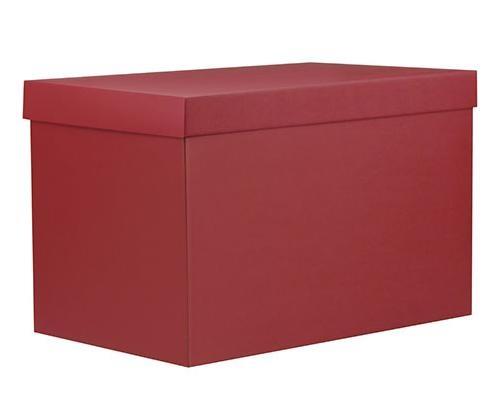 SCATOLA F/COPERCHIO LINEA 1300 49x34x33cm ROSSO