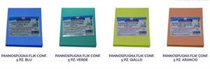 PANNOSPUGNA 200X180 FLIK VARI COLORI CF=5PZ