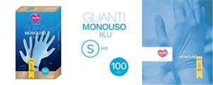 GUANTI MONOUSO BLU TG.S DEALO SIMILATEX S/POLVERE CF=100PZ