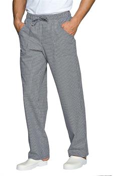 PANTALACCIO CUOCO SALE&PEPE BIANCO/NERO 100% COT.