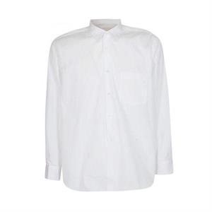 CAMICIA UOMO M/L CON TASCHINO COTONE BIANCA